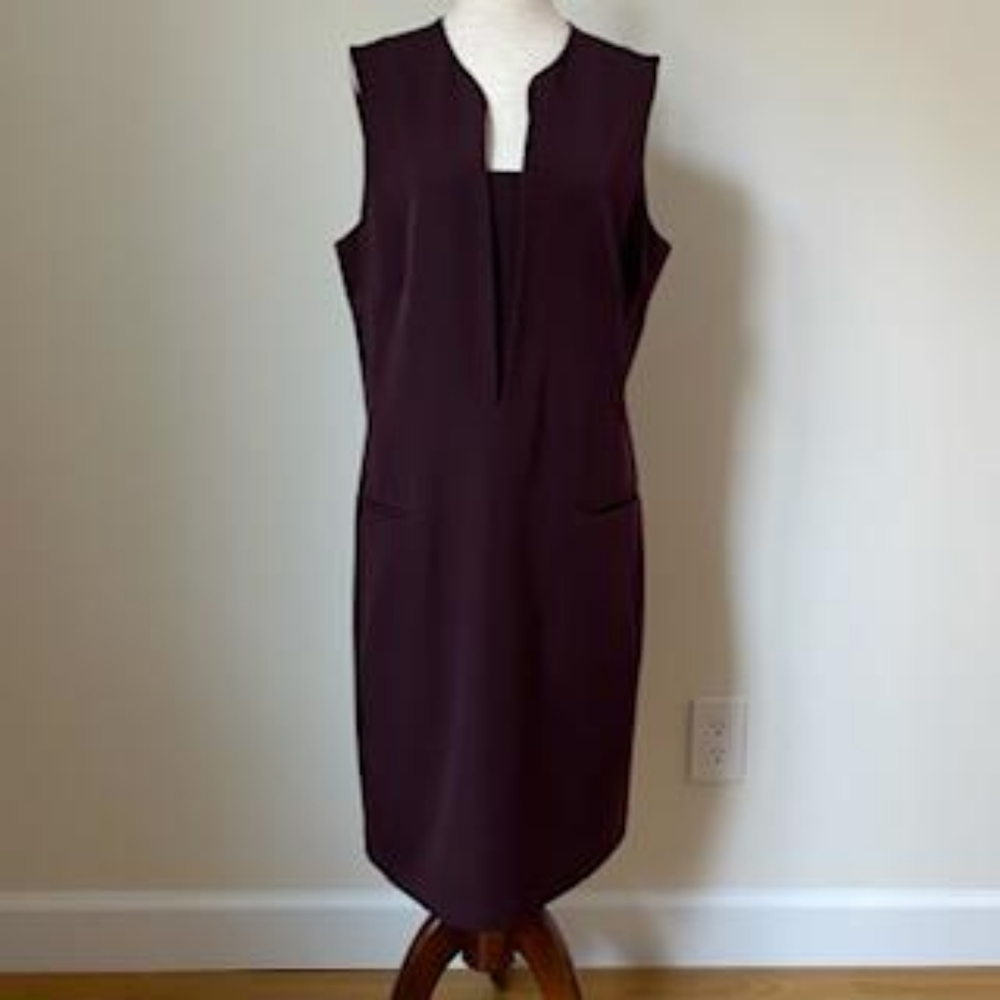 Noir V Insert Dress